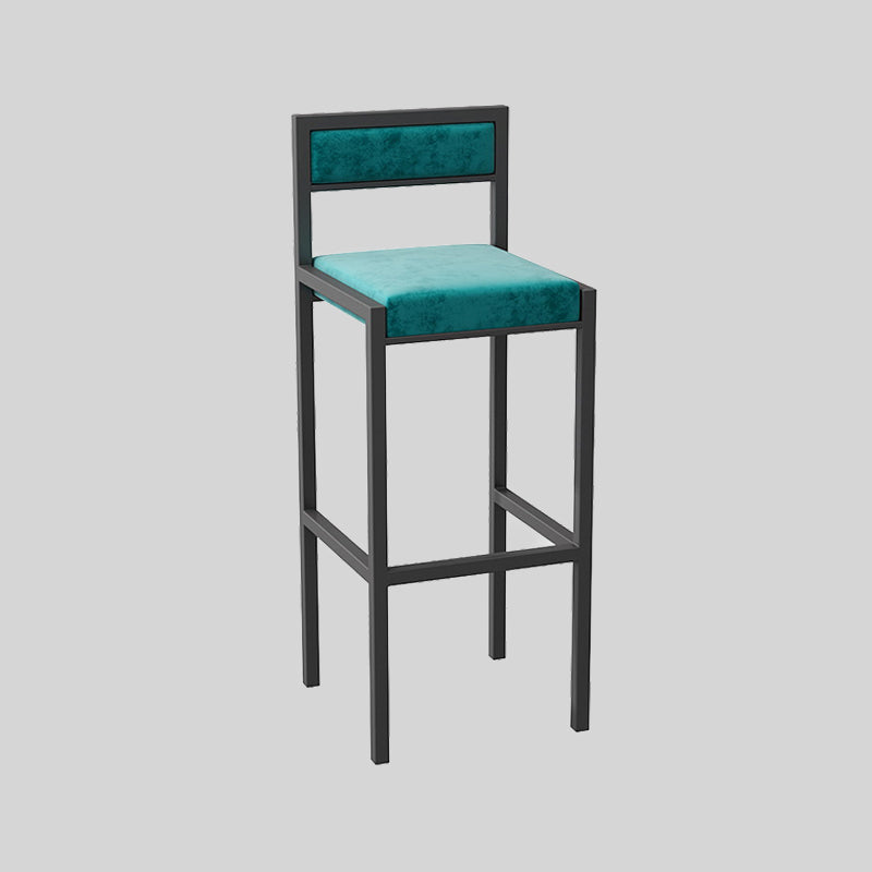 Scandinavian Upholstered Bar Stools for Kitchen Armless Square Stools Clearhalo 'Bar Furniture' 'Bar Stools' 'bar_stools' 'furn' 'furn_bar_stools' 'Furniture' 'furniture_bar_stools' 'Kitchen & Dining Furniture' 4850324