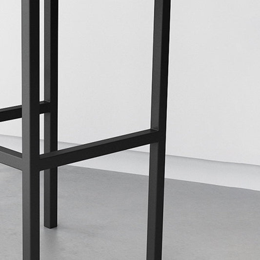 Scandinavian Upholstered Bar Stools for Kitchen Armless Square Stools Clearhalo 'Bar Furniture' 'Bar Stools' 'bar_stools' 'furn' 'furn_bar_stools' 'Furniture' 'furniture_bar_stools' 'Kitchen & Dining Furniture' 4850329