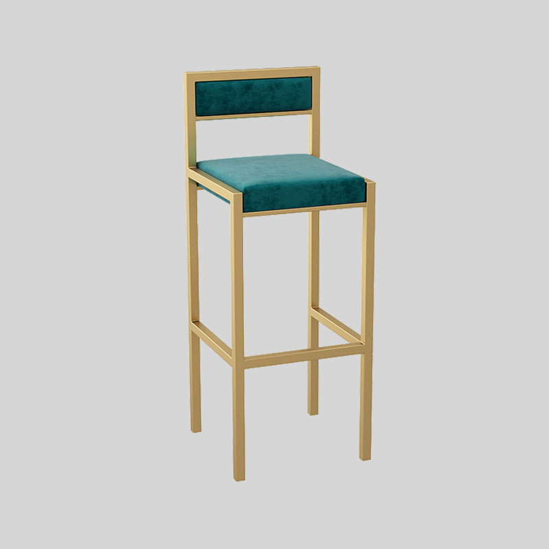 Scandinavian Upholstered Bar Stools for Kitchen Armless Square Stools Clearhalo 'Bar Furniture' 'Bar Stools' 'bar_stools' 'furn' 'furn_bar_stools' 'Furniture' 'furniture_bar_stools' 'Kitchen & Dining Furniture' 4850330
