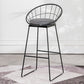 Scandinavian Upholstered Counter Chairs Bucket Barstools with Metal Legs for Home Clearhalo 'Bar Furniture' 'Bar Stools' 'bar_stools' 'furn' 'furn_bar_stools' 'Furniture' 'furniture_bar_stools' 'Kitchen & Dining Furniture' 4850356