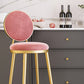 Nordic Design Upholstered Bar Stools for Home Luxury Low Back Round Stools Clearhalo 'Bar Furniture' 'Bar Stools' 'bar_stools' 'furn' 'furn_bar_stools' 'Furniture' 'furniture_bar_stools' 'Kitchen & Dining Furniture' 4850399
