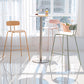 Modern Bar-stool Plastic Counter Bar Stool for Kitchen Bar with Metal Legs Clearhalo 'Bar Furniture' 'Bar Stools' 'bar_stools' 'furn' 'furn_bar_stools' 'Furniture' 'furniture_bar_stools' 'Kitchen & Dining Furniture' 4850475