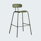Modern Bar-stool Plastic Counter Bar Stool for Kitchen Bar with Metal Legs Clearhalo 'Bar Furniture' 'Bar Stools' 'bar_stools' 'furn' 'furn_bar_stools' 'Furniture' 'furniture_bar_stools' 'Kitchen & Dining Furniture' 4850485