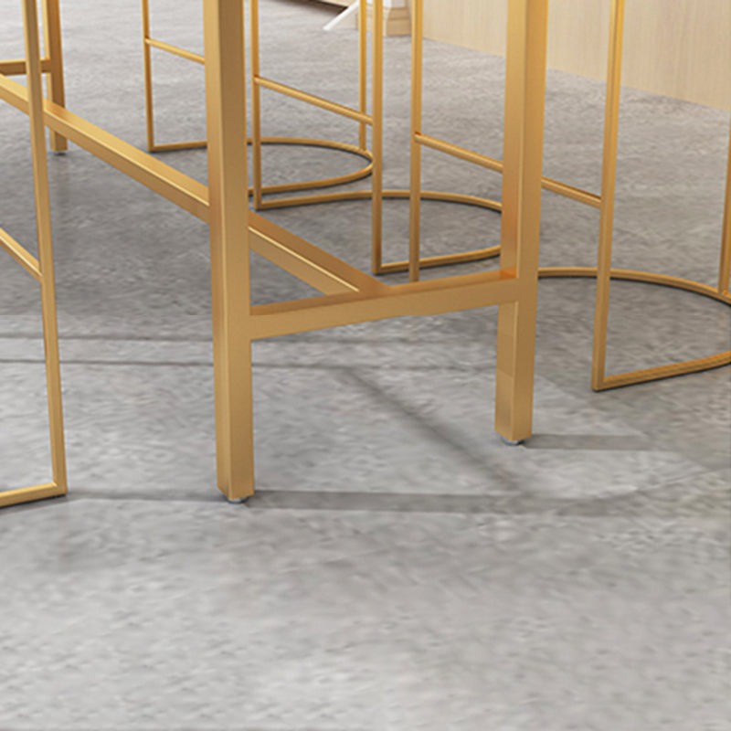 Nordic Design Upholstered Bar Stools for Home Use Luxury Low Back Round Stools Clearhalo 'Bar Furniture' 'Bar Stools' 'bar_stools' 'furn' 'furn_bar_stools' 'Furniture' 'furniture_bar_stools' 'Kitchen & Dining Furniture' 4850509