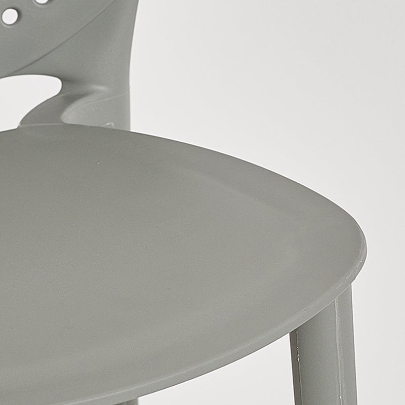 Nordic Style Bar-stool Plastic Counter Bar Stool for Kitchen Bar with Plastic Legs Clearhalo 'Bar Furniture' 'Bar Stools' 'bar_stools' 'furn' 'furn_bar_stools' 'Furniture' 'furniture_bar_stools' 'Kitchen & Dining Furniture' 4850534