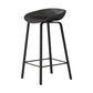 Nordic Design Bucket Low Back Stools for Home Plastic Counter Stool with Metal Legs Clearhalo 'Bar Furniture' 'Bar Stools' 'bar_stools' 'furn' 'furn_bar_stools' 'Furniture' 'furniture_bar_stools' 'Kitchen & Dining Furniture' 4850554