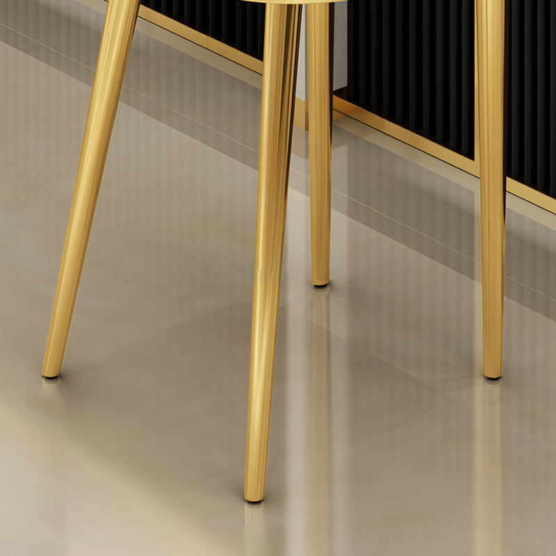 Nordic Design Upholstered Bar Stools for Home Armless Low Back Stools with Cushion Clearhalo 'Bar Furniture' 'Bar Stools' 'bar_stools' 'furn' 'furn_bar_stools' 'Furniture' 'furniture_bar_stools' 'Kitchen & Dining Furniture' 4850591