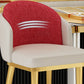 Nordic Design Upholstered Bar Stools for Home Armless Low Back Stools with Cushion Clearhalo 'Bar Furniture' 'Bar Stools' 'bar_stools' 'furn' 'furn_bar_stools' 'Furniture' 'furniture_bar_stools' 'Kitchen & Dining Furniture' 4850596