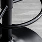 Scandinavian Matte Finish Adjustable Height Swivel Bar Stool Leather Home Stool Clearhalo 'Bar Furniture' 'Bar Stools' 'bar_stools' 'furn' 'furn_bar_stools' 'Furniture' 'furniture_bar_stools' 'Kitchen & Dining Furniture' 4850637