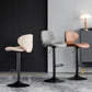 Scandinavian Matte Finish Adjustable Height Swivel Bar Stool Leather Home Stool Clearhalo 'Bar Furniture' 'Bar Stools' 'bar_stools' 'furn' 'furn_bar_stools' 'Furniture' 'furniture_bar_stools' 'Kitchen & Dining Furniture' 4850649