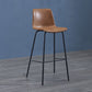 Contemporary Style Bar-stool Leather Counter Bar Stool for Kitchen Bar with Metal Legs Clearhalo 'Bar Furniture' 'Bar Stools' 'bar_stools' 'furn' 'furn_bar_stools' 'Furniture' 'furniture_bar_stools' 'Kitchen & Dining Furniture' 4850693