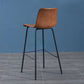 Contemporary Style Bar-stool Leather Counter Bar Stool for Kitchen Bar with Metal Legs Clearhalo 'Bar Furniture' 'Bar Stools' 'bar_stools' 'furn' 'furn_bar_stools' 'Furniture' 'furniture_bar_stools' 'Kitchen & Dining Furniture' 4850702