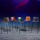 Contemporary Style Bar-stool Leather Counter Bar Stool for Kitchen Bar with Metal Legs Clearhalo 'Bar Furniture' 'Bar Stools' 'bar_stools' 'furn' 'furn_bar_stools' 'Furniture' 'furniture_bar_stools' 'Kitchen & Dining Furniture' 4850705