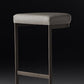 Glam Restaurant Footrest Bar Stool Gray Leather Backless Stool Clearhalo 'Bar Furniture' 'Bar Stools' 'bar_stools' 'furn' 'furn_bar_stools' 'Furniture' 'furniture_bar_stools' 'Kitchen & Dining Furniture' 4850747