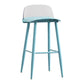 Modern Rectangle Bar and Counter Stool Low Back Stool with 4 Legs Blue 1 Piece Clearhalo 'Bar Furniture' 'Bar Stools' 'bar_stools' 'furn' 'furn_bar_stools' 'Furniture' 'furniture_bar_stools' 'Kitchen & Dining Furniture' 4850780