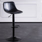 Industrial Bar and Counter Stool Low Back Stool with Pedestal Base in Black Clearhalo 'Bar Furniture' 'Bar Stools' 'bar_stools' 'furn' 'furn_bar_stools' 'Furniture' 'furniture_bar_stools' 'Kitchen & Dining Furniture' 4850829