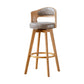 Contemporary Style Low Back Barstools with Cushion Upholstered Bar Stools Clearhalo 'Bar Furniture' 'Bar Stools' 'bar_stools' 'Furniture' 'furniture_bar_stools' 'Kitchen & Dining Furniture' 4850918