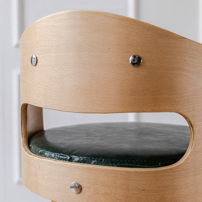 Contemporary Style Low Back Barstools with Cushion Upholstered Bar Stools Clearhalo 'Bar Furniture' 'Bar Stools' 'bar_stools' 'Furniture' 'furniture_bar_stools' 'Kitchen & Dining Furniture' 4850919