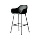 Scandinavian Upholstered Armed Bar Stool Matte Finish Footrest Home Stool Blackish Green 1 Piece Clearhalo 'Bar Furniture' 'Bar Stools' 'bar_stools' 'furn' 'furn_bar_stools' 'Furniture' 'furniture_bar_stools' 'Kitchen & Dining Furniture' 4851007