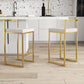 Glam Footrest Upholstered Bar Stool Matte Finish Home Low Back Stool Clearhalo 'Bar Furniture' 'Bar Stools' 'bar_stools' 'furn' 'furn_bar_stools' 'Furniture' 'furniture_bar_stools' 'Kitchen & Dining Furniture' 4851131