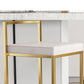 Glam Footrest Upholstered Bar Stool Matte Finish Home Low Back Stool Clearhalo 'Bar Furniture' 'Bar Stools' 'bar_stools' 'furn' 'furn_bar_stools' 'Furniture' 'furniture_bar_stools' 'Kitchen & Dining Furniture' 4851141