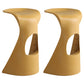 Scandinavian Plastic Barstools for Home Backless Stools with Plastic Base Ginger 2 Piece Set Clearhalo 'Bar Furniture' 'Bar Stools' 'bar_stools' 'furn' 'furn_bar_stools' 'Furniture' 'furniture_bar_stools' 'Kitchen & Dining Furniture' 4851153
