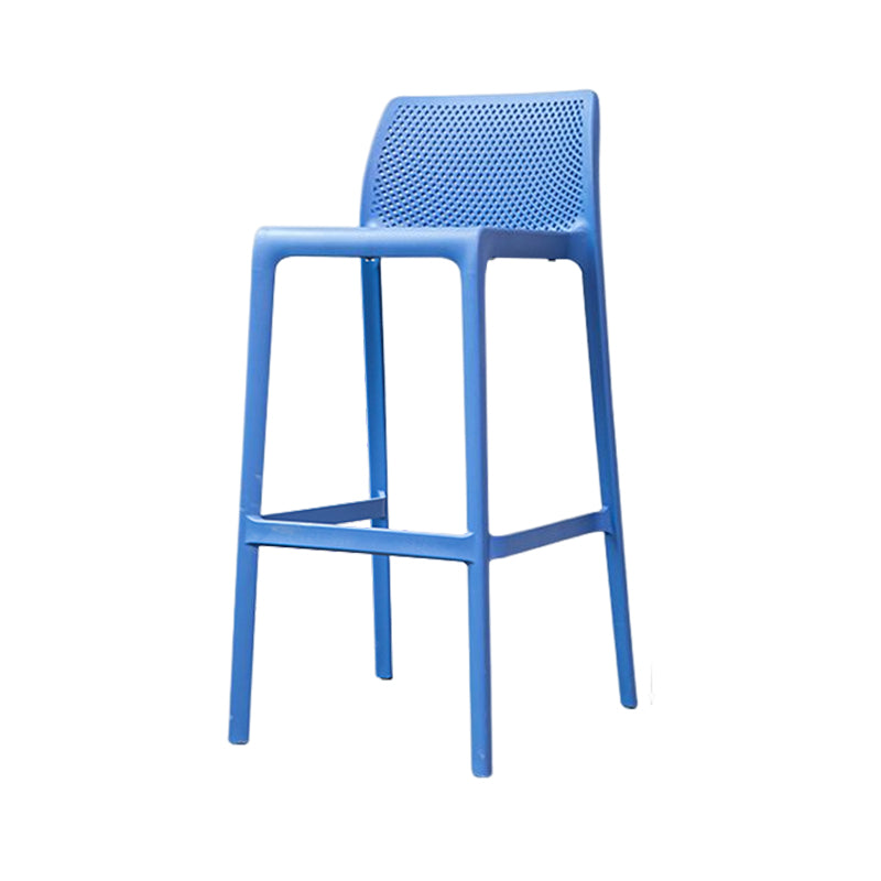Scandinavian Style Plastic Armless Barstools Stackable Stools for Home Sky Blue 1 Piece Clearhalo 'Bar Furniture' 'Bar Stools' 'bar_stools' 'furn' 'furn_bar_stools' 'Furniture' 'furniture_bar_stools' 'Kitchen & Dining Furniture' 4851169