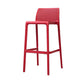 Scandinavian Style Plastic Armless Barstools Stackable Stools for Home Red Brown 1 Piece Clearhalo 'Bar Furniture' 'Bar Stools' 'bar_stools' 'furn' 'furn_bar_stools' 'Furniture' 'furniture_bar_stools' 'Kitchen & Dining Furniture' 4851174