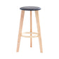 Scandinavian Backless Home Stool Matte Finish Footrest Upholstered Bar Stool Clearhalo 'Bar Furniture' 'Bar Stools' 'bar_stools' 'furn' 'furn_bar_stools' 'Furniture' 'furniture_bar_stools' 'Kitchen & Dining Furniture' 4851392