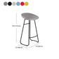 Modern Matte Finish Iron Bar Stool Footrest Milk Tea Shop Stool Clearhalo 'Bar Furniture' 'Bar Stools' 'bar_stools' 'furn' 'furn_bar_stools' 'Furniture' 'furniture_bar_stools' 'Kitchen & Dining Furniture' 4851491