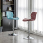 Contemporary Swivel Adjustable Height Stool Matte Finish Leather Barstool Clearhalo 'Bar Furniture' 'Bar Stools' 'bar_stools' 'furn' 'furn_bar_stools' 'Furniture' 'furniture_bar_stools' 'Kitchen & Dining Furniture' 4851554