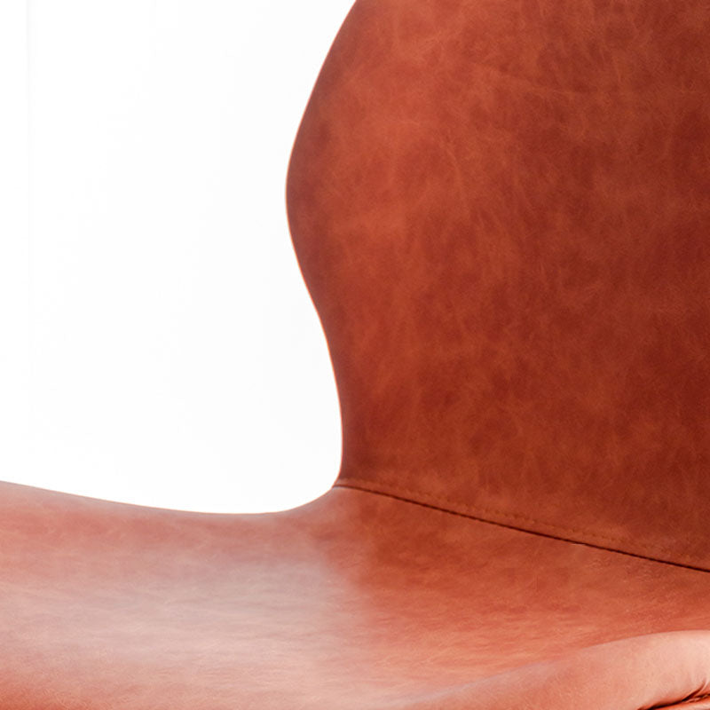 Contemporary Swivel Adjustable Height Stool Matte Finish Leather Barstool Clearhalo 'Bar Furniture' 'Bar Stools' 'bar_stools' 'furn' 'furn_bar_stools' 'Furniture' 'furniture_bar_stools' 'Kitchen & Dining Furniture' 4851560