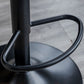 Contemporary Swivel Adjustable Height Stool Matte Finish Leather Barstool Clearhalo 'Bar Furniture' 'Bar Stools' 'bar_stools' 'furn' 'furn_bar_stools' 'Furniture' 'furniture_bar_stools' 'Kitchen & Dining Furniture' 4851563