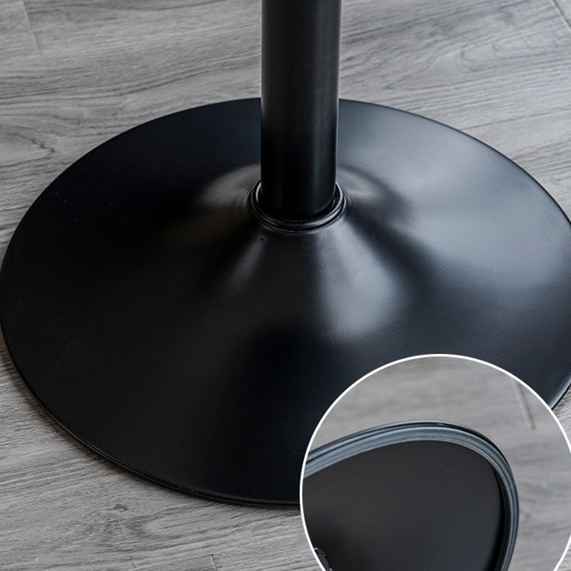 Contemporary Swivel Adjustable Height Stool Matte Finish Leather Barstool Clearhalo 'Bar Furniture' 'Bar Stools' 'bar_stools' 'furn' 'furn_bar_stools' 'Furniture' 'furniture_bar_stools' 'Kitchen & Dining Furniture' 4851565