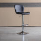 Contemporary Swivel Adjustable Height Stool Matte Finish Leather Barstool Clearhalo 'Bar Furniture' 'Bar Stools' 'bar_stools' 'furn' 'furn_bar_stools' 'Furniture' 'furniture_bar_stools' 'Kitchen & Dining Furniture' 4851576