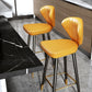 Scandinavian Home Footrest Stool Matte Finish Leather Barstool Clearhalo 'Bar Furniture' 'Bar Stools' 'bar_stools' 'Furniture' 'furniture_bar_stools' 'Kitchen & Dining Furniture' 4851645