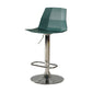 Contemporary Swivel Adjustable Height Stool Matte Finish Plastic Home Barstool Blackish Green 1 Piece Clearhalo 'Bar Furniture' 'Bar Stools' 'bar_stools' 'Furniture' 'furniture_bar_stools' 'Kitchen & Dining Furniture' 4851671