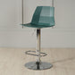 Contemporary Swivel Adjustable Height Stool Matte Finish Plastic Home Barstool Clearhalo 'Bar Furniture' 'Bar Stools' 'bar_stools' 'Furniture' 'furniture_bar_stools' 'Kitchen & Dining Furniture' 4851675