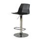 Contemporary Swivel Adjustable Height Stool Matte Finish Plastic Home Barstool Black 1 Piece Clearhalo 'Bar Furniture' 'Bar Stools' 'bar_stools' 'Furniture' 'furniture_bar_stools' 'Kitchen & Dining Furniture' 4851676