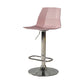 Contemporary Swivel Adjustable Height Stool Matte Finish Plastic Home Barstool Pink 1 Piece Clearhalo 'Bar Furniture' 'Bar Stools' 'bar_stools' 'Furniture' 'furniture_bar_stools' 'Kitchen & Dining Furniture' 4851679