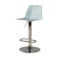 Contemporary Swivel Adjustable Height Stool Matte Finish Plastic Home Barstool Turquoise 1 Piece Clearhalo 'Bar Furniture' 'Bar Stools' 'bar_stools' 'Furniture' 'furniture_bar_stools' 'Kitchen & Dining Furniture' 4851683