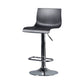 Contemporary Swivel Adjustable Height Stool Matte Finish Plastic Home Barstool Gloss Black 1 Piece Clearhalo 'Bar Furniture' 'Bar Stools' 'bar_stools' 'Furniture' 'furniture_bar_stools' 'Kitchen & Dining Furniture' 4851685