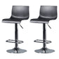 Contemporary Swivel Adjustable Height Stool Matte Finish Plastic Home Barstool Gloss Black Set of 2 Clearhalo 'Bar Furniture' 'Bar Stools' 'bar_stools' 'Furniture' 'furniture_bar_stools' 'Kitchen & Dining Furniture' 4851705