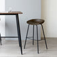 Contemporary Matte Finish Leather Barstool Low Back Home Stool Clearhalo 'Bar Furniture' 'Bar Stools' 'bar_stools' 'furn' 'furn_bar_stools' 'Furniture' 'furniture_bar_stools' 'Kitchen & Dining Furniture' 4851748