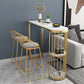 Nordic Glam Sintered Stone Table Dining Bar Counter Table for Kitchen Clearhalo 'Bar Furniture' 'Bar Tables' 'bar_tables' 'furn' 'furn_bar_tables' 'Furniture' 'furniture_bar_tables' 'Kitchen & Dining Furniture' 4851882
