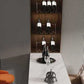Stone Bar Dining Table Modern Bar Table with Double Pedestal for Dining Room Clearhalo 'Bar Furniture' 'Bar Tables' 'bar_tables' 'furn' 'furn_bar_tables' 'Furniture' 'furniture_bar_tables' 'Kitchen & Dining Furniture' 4851973