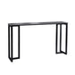 Stone Bar Table Modern Rectangle Bar Table with Double Pedestal Base for Kitchen Clearhalo 'Bar Furniture' 'Bar Tables' 'bar_tables' 'furn' 'furn_bar_tables' 'Furniture' 'furniture_bar_tables' 'Kitchen & Dining Furniture' 4851991