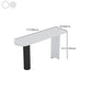 Stone/Wood Bar Dining Table Modern Oval Bar Table with Double Pedestal Clearhalo 'Bar Furniture' 'Bar Tables' 'bar_tables' 'furn' 'furn_bar_tables' 'Furniture' 'furniture_bar_tables' 'Kitchen & Dining Furniture' 4852015