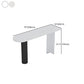Stone/Wood Bar Dining Table Modern Oval Bar Table with Double Pedestal Clearhalo 'Bar Furniture' 'Bar Tables' 'bar_tables' 'furn' 'furn_bar_tables' 'Furniture' 'furniture_bar_tables' 'Kitchen & Dining Furniture' 4852016