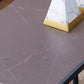 Stone Bar Dining Table Modern Rectangle Bar Table with Double Pedestal Base for Kitchen Clearhalo 'Bar Furniture' 'Bar Tables' 'bar_tables' 'furn' 'furn_bar_tables' 'Furniture' 'furniture_bar_tables' 'Kitchen & Dining Furniture' 4852070